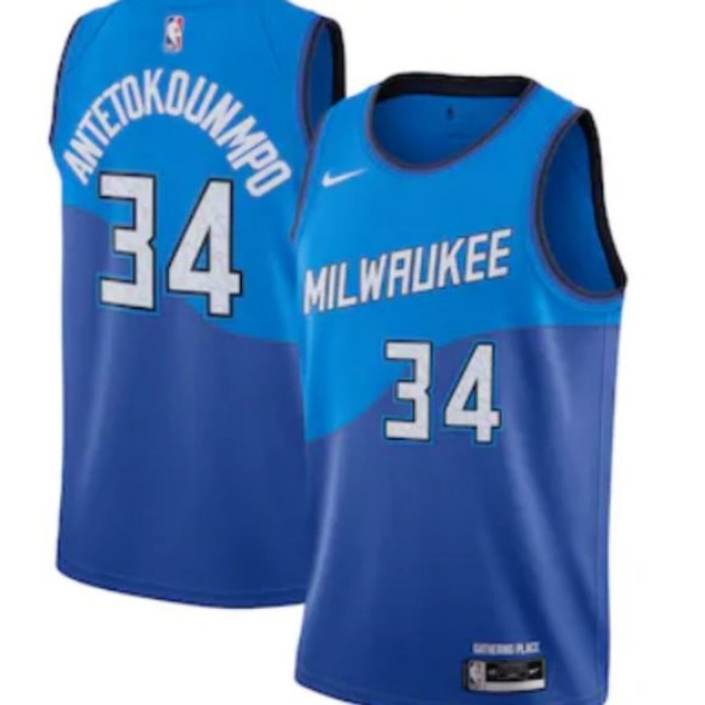 NBA Bucks Antetokounmpo City Edition Jersey